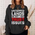Untapped Lands Trust Issues Magic Geek Grande Cool Divertente Regalo Felpa Regalos para ella