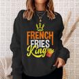 Uomo Patatine Fritte Re Francese Amante Felpa Regalos para ella