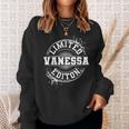 Vanessa Limited Edition Divertente Nome Personalizzato Idea Regalo Felpa Regalos para ella
