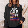 Venezuela Freedom Keep Calm Un Cono Banderaenezuela Sweatshirt Geschenke für Sie