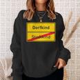 Village Sign Dorfkind Stadtkind Sweatshirt Geschenke für Sie