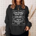 Vintage 75Th Birthday Decorations 1949 75 Birthday Sweatshirt Gifts for Her