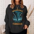Warning I May Spontaneously Talk About Tornados Storm Chaser Sweatshirt Gifts for Her