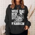 Weg Da Ich Darf Jetzt Fahrerschein Weg Da Ich Sweatshirt Geschenke für Sie