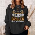 Wer Kein Bier Trinkt Grill Sweatshirt Geschenke für Sie