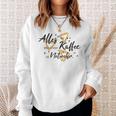 Allesor Dem Ersten Kaffee Ist Notwehr Sweatshirt Geschenke für Sie