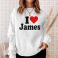 Amo James I Heart James Felpa Regalos para ella