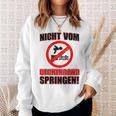 Bademeister Dlrg Nichtom Beckenrand Jumping S Sweatshirt Geschenke für Sie