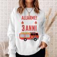 Bambino Ragazziigile Del Fuoco Pompiere Ho 3 Anni Compleanno Felpa Regalos para ella