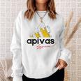 Bier Apivas Lustiges Russisches Sweatshirt Geschenke für Sie