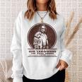 Big Lebowski Distressed Dude Abides Stamp Felpa Regalos para ella