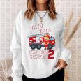 Children's Ich Bin 2 Feuerwehrmann Tatü Tata Feuerwehr Sweatshirt Geschenke für Sie