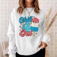 Chill The Fourth Out Popsicle 4Th Of July Boys Men Sweatshirt Gifts for Her