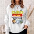 Dad Of The Birthday Boy Toy Familly Matching Story Sweatshirt Gifts for Her
