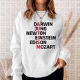 Darwin Jung Newton Einstein Edison Mozart Autism Awareness Sweatshirt Geschenke für Sie