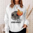 Delicious Spritzi X Sad Hamster Meme Boy Hallöchen Aperölchen Sweatshirt Geschenke für Sie