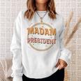 Frau Präsidentin 2024 Süße Damen Kamala Harris Sweatshirt Geschenke für Sie