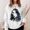 Friedrich Nietzsche Portraitsector Drawing Gray Sweatshirt Geschenke für Sie