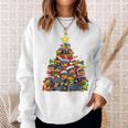 Christmas Cute Dachshund Christmas Tree Dog Sweatshirt Geschenke für Sie