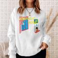 Goodnight Moon Green Decoration Sweatshirt Gifts for Her