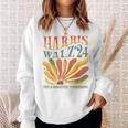 Harris Walz For A Brighter Tomorrow Kamala Harris Walz 2024 Sweatshirt Gifts for Her