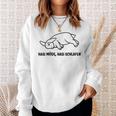 Hasi Müde Hasi Schlafiger Rabbit Slogan Sweatshirt Geschenke für Sie