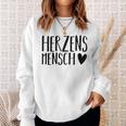 Herzensmensch Freundinnen Beste Freundinnen Beste Freundinnen Sweatshirt Geschenke für Sie