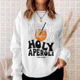 Holy Aperoly Lustiges Zitat Jga Geschenk Gray Sweatshirt Geschenke für Sie