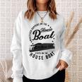 Houseboat Was Auch Immer Auf Dem Hausboat Was Auch Immer Gray S Sweatshirt Geschenke für Sie