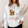 I'm Full Of Holiday Spirit Bourbon Ugly Xmas Sweater Pajamas Sweatshirt Gifts for Her