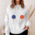 Lascerò Che Sia La Mia Pagaia A Parlare Con Un Divertente Fan Del Ping Pong Maglia Con Maniche Raglan Felpa Regalos para ella