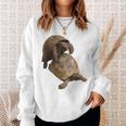 Lento Amore Tartaruga Accoppiamento Fauna Selvatica Tagliato Fuori Felpa Regalos para ella