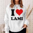 I Love Lami Sweatshirt Geschenke für Sie