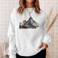 Matterhorn Bekleibung Gray Sweatshirt Geschenke für Sie