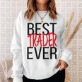 Miglior Trader Mai Bull Market Simbolo Wall Street Felpa Regalos para ella