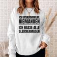 Misanthrop Menschenfeind Gray Sweatshirt Geschenke für Sie