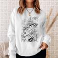Moteur De Dessin Ingénieur Travaille Blocs Et Moteur Deoiture Mécanique Sweater e Cadeaux pour elle