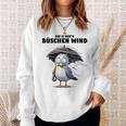 Möwe Sturm Hurricane Schietwetter Dat Is Nur 'N Büschen Wind Gray Sweatshirt Geschenke für Sie