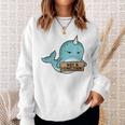 Narvalo Non Un Unicorno Narwhal Divertente Felpa Regalos para ella