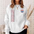 Netherlands Flag Fan Item Nederland Flag Blue Sweatshirt Geschenke für Sie