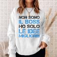 Non Sono Il BossUomo Divertente Scritte Simpatiche Felpa Regalos para ella