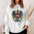 Oida Austria Flag Dialect Meme Schmäh Eagle Austria Gray Sweatshirt Geschenke für Sie