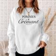 Pommes & Crémant X Livelife Love Champagne Fries Love Fun Sweatshirt Geschenke für Sie