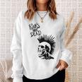 Punk's Not Dead Skull Punk Rock Felpa Regalos para ella