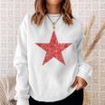 Red Starintage Ussr Soviet Union Revolution Sweatshirt Geschenke für Sie