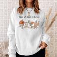 There's Some Horrors In This House Ghost Halloween Sweatshirt Gifts for Her