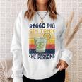 Retrointage Reggo Più Gin Tonic Che Persone Felpa Regalos para ella