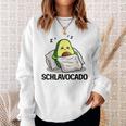 Schlavocado Official Sleep Pyjamas Sleep Avocado Gray Sweatshirt Geschenke für Sie