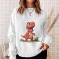 T-Rex 3Rd Birthday Dinosaur Ich Bin Schon 3 Jahre Alt Sweatshirt Geschenke für Sie