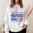 Teachers For Harris Walz 2024 Presidential Election Kamala Sweatshirt Gifts for Her